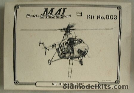MAI 1/72 Mil MI-1 / MI-1.1M 'Hare' Helicopter plastic model kit